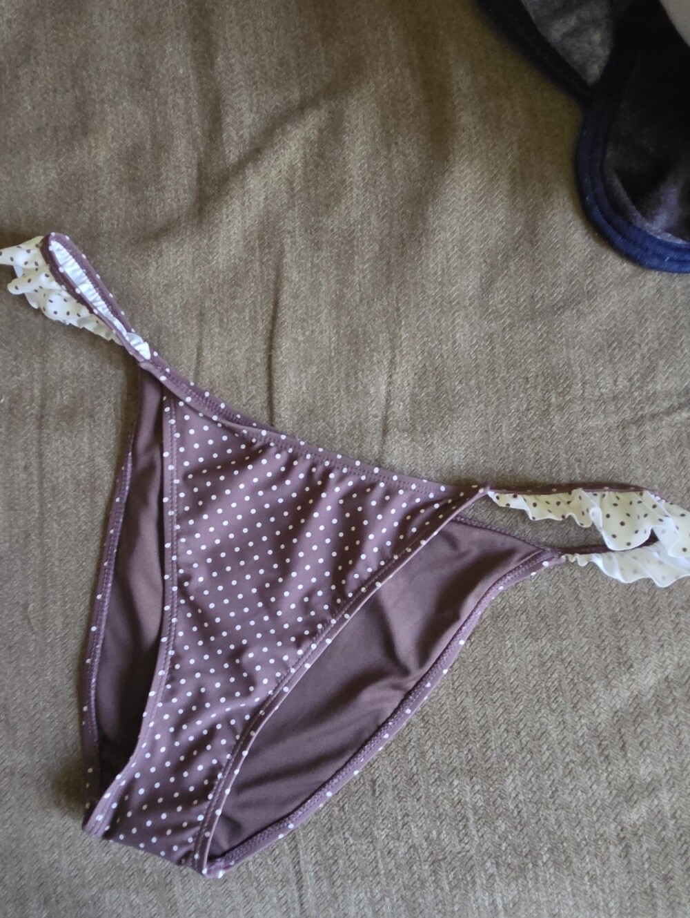 Cabana Del Sol Polka Dot One-Piece Swimsuit Size L